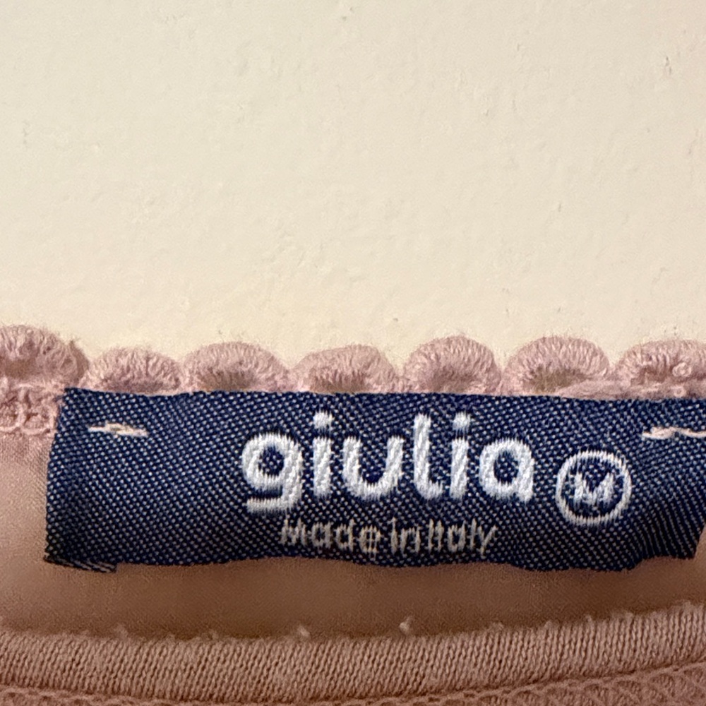 Anthropologie 100% silk Mauve Crochet Detail Blouse - Picture 2 of 10